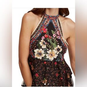 Free people new wave halter tank top sz XS new with tags